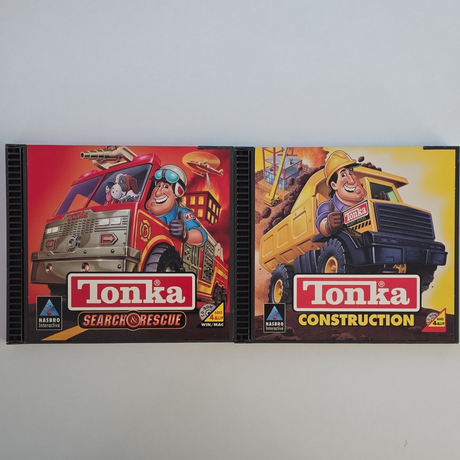 Hasbro Interactive Tonka Search & Rescue + Tonka Construction PC/Mac CD-ROM