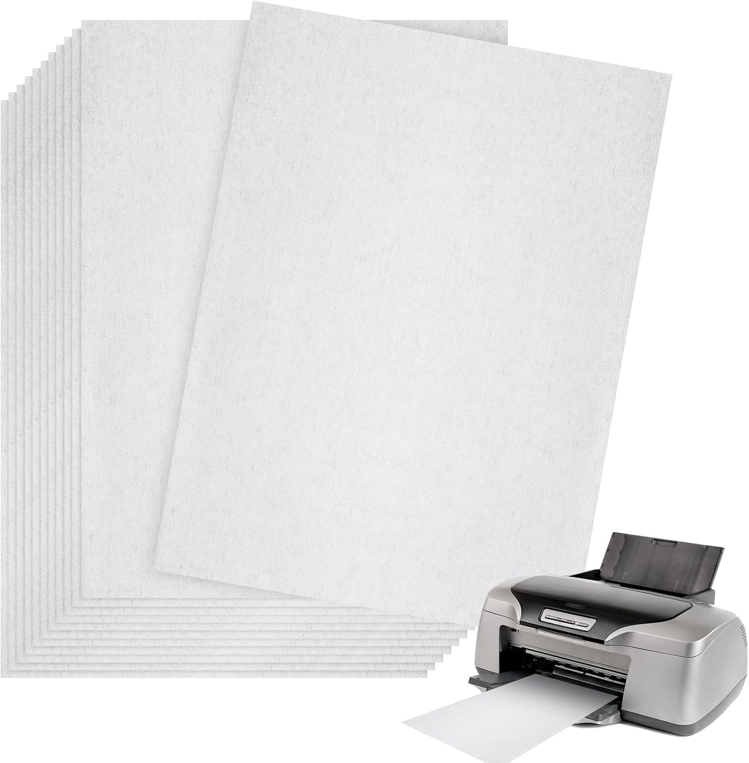 30 Pcs Printer Cleaning Sheet 8.5 X 11 Inch Scanner Cleaning Sheets Laser Printe