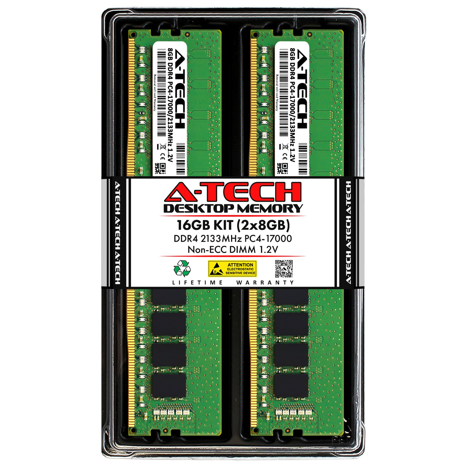 16GB 2x 8GB DDR4-2133 Synology RackStation RS2418+ Memory RAM