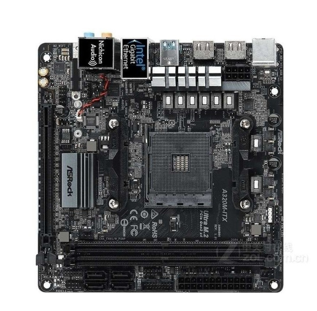 FOR ASROCK A320M-ITX AMD AM4 DDR4*2 32GB HDMI 1.4 Mini-ITX Motherboard Test OK