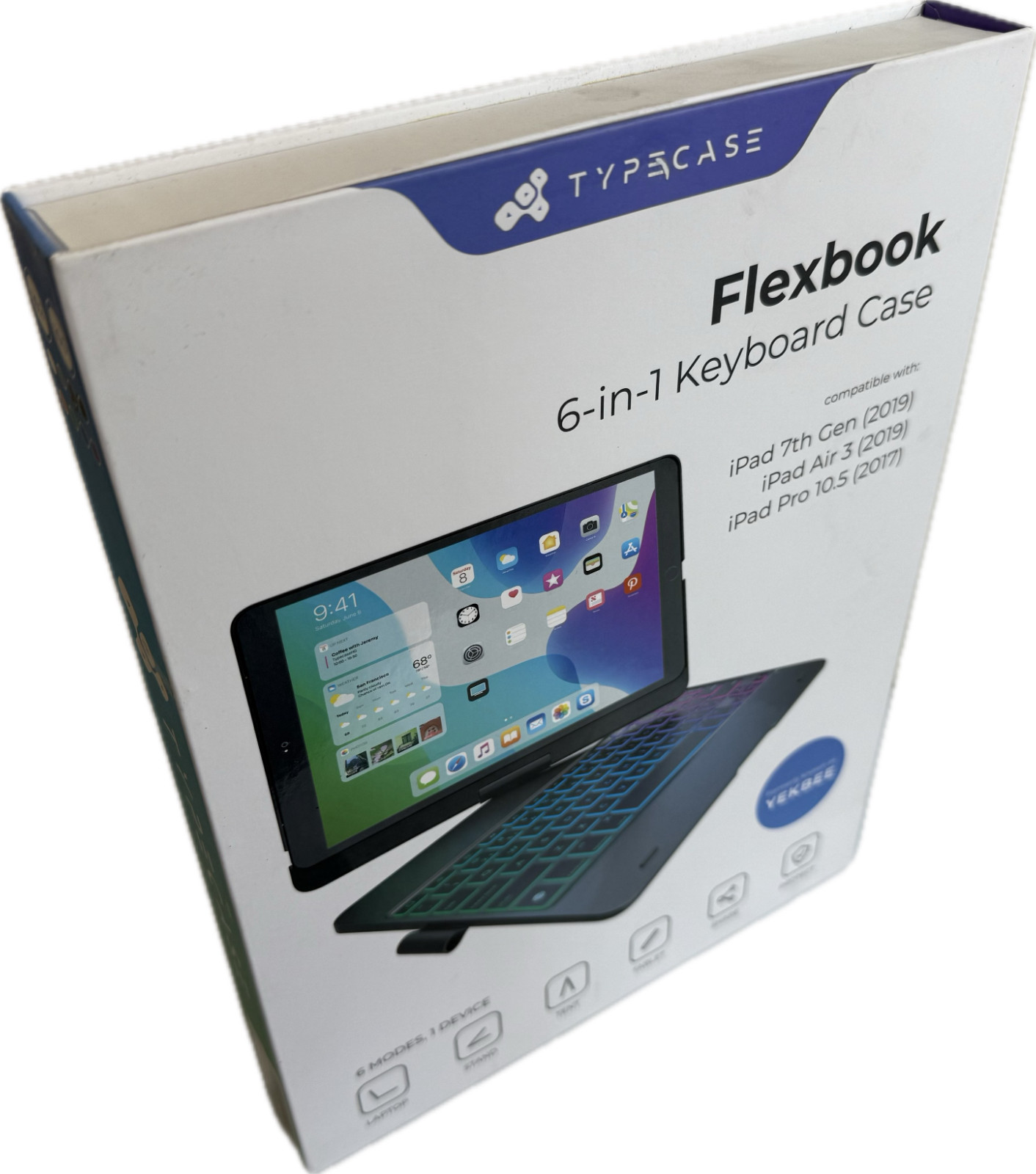 Typecase Flexbook 6 in 1 Keyboard Case 10.2" Space Gray (New in Box/Unused)