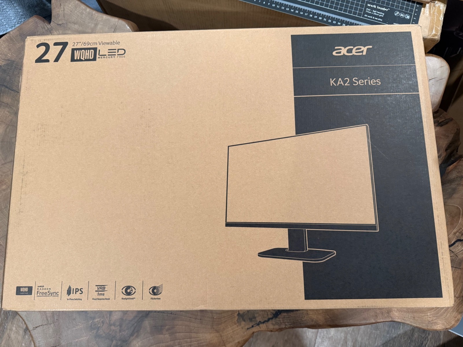 Acer KA272U biipx UM.HX2AA.004 27" QHD 2560 x 1440 (2K) 1ms Gaming Monitor
