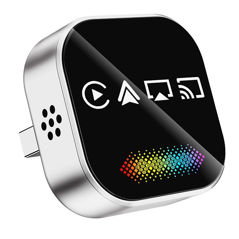 2026 Upgraded  4-in-1 Wireless CarPlay Adapter CarPlay + Screen Mirroring