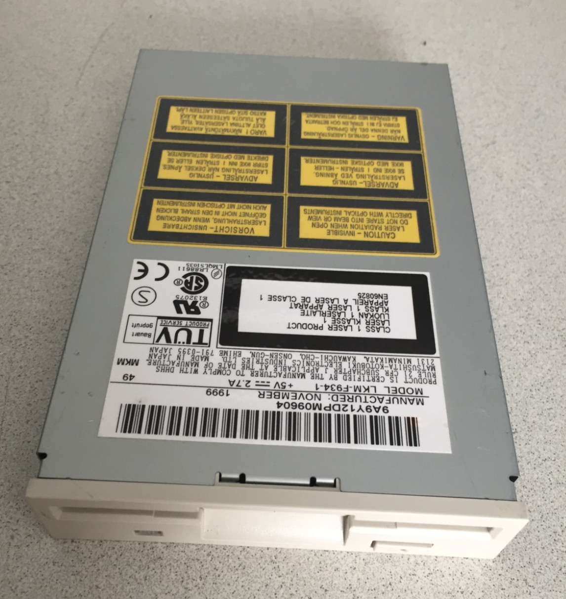 Panasonic Matsushita LKM-F934-1 Super Disk LS-120 Drive 120MB Floppy