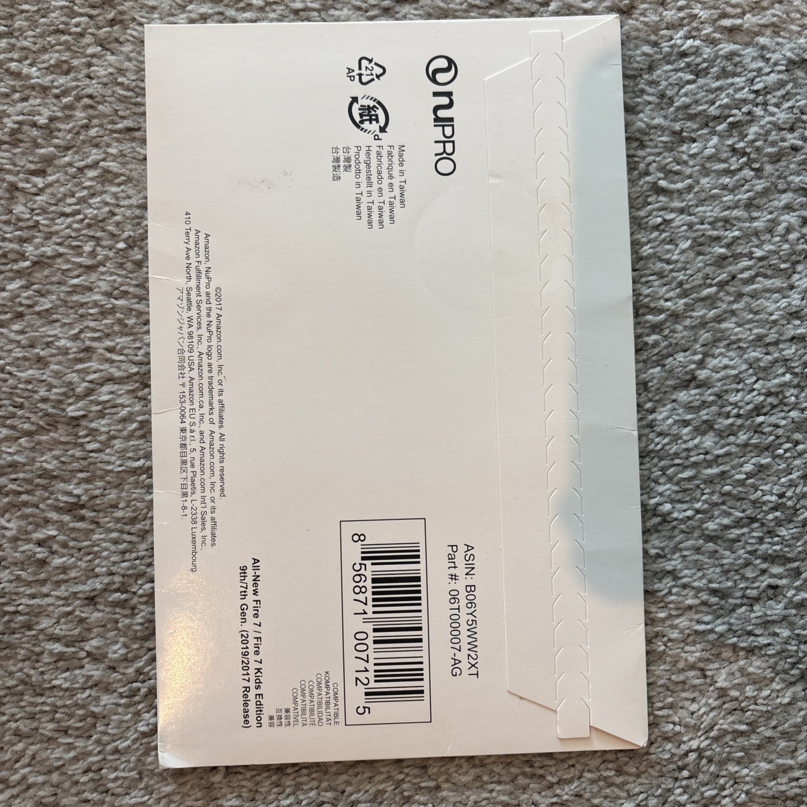 For All-New Amazon Fire 7 9th Generation 2019 Tablet Tempered Screen Protector