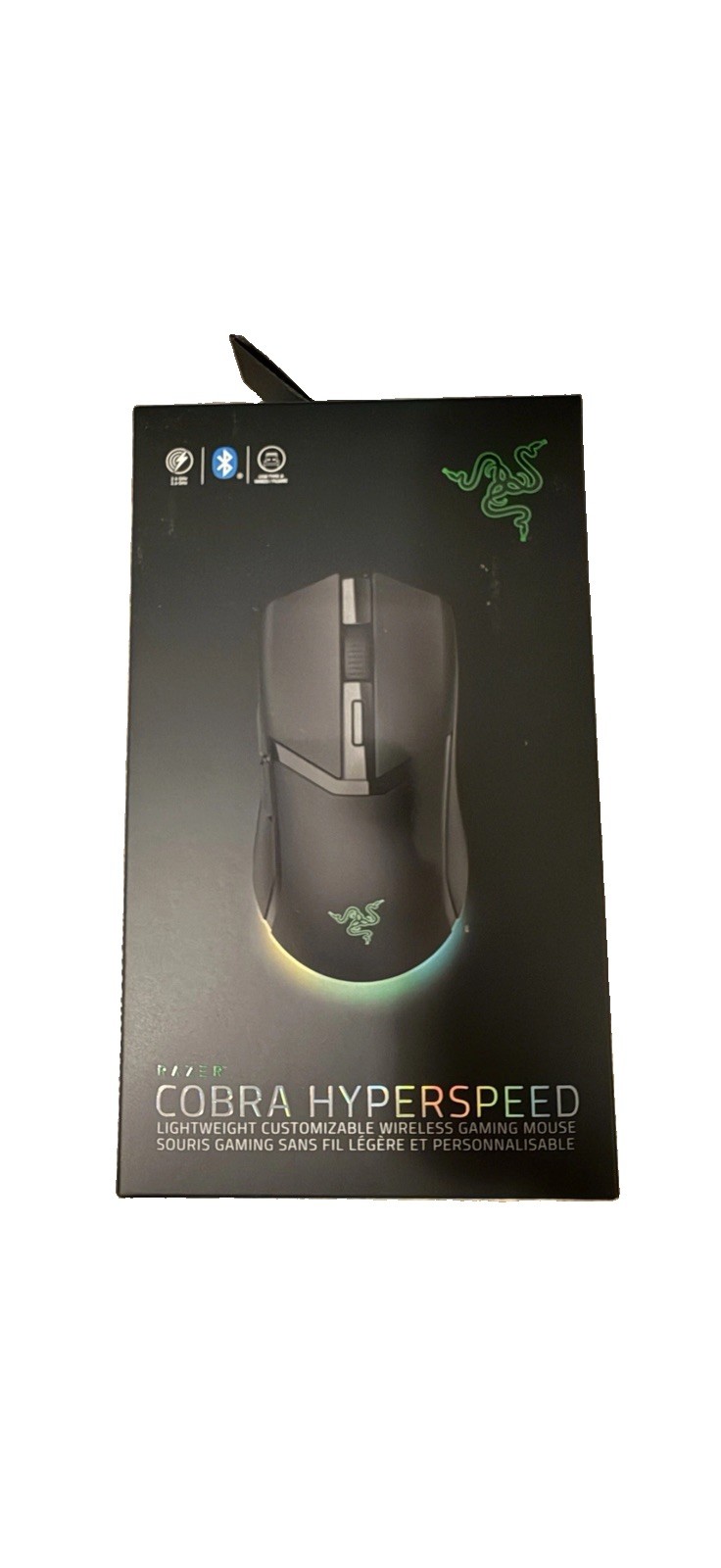 Razer Cobra HyperSpeed Customizable Wireless RGB Gaming Mouse BRAND NEW & SEALED