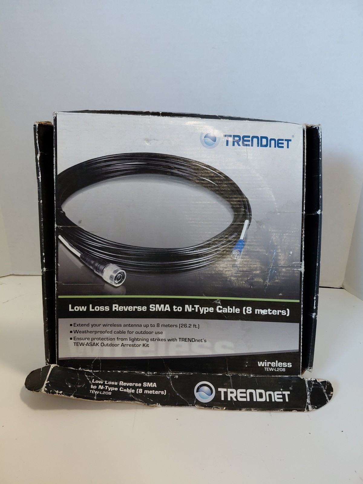Trendnet Low Loss Reverse Sma To N-type Cable 8m Open Box