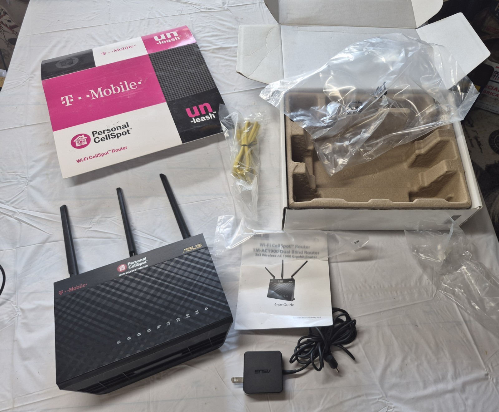 Asus TM-AC1900 Black Dual T Mobile Band Wi-Fi Personal CellSpot Wireless Router
