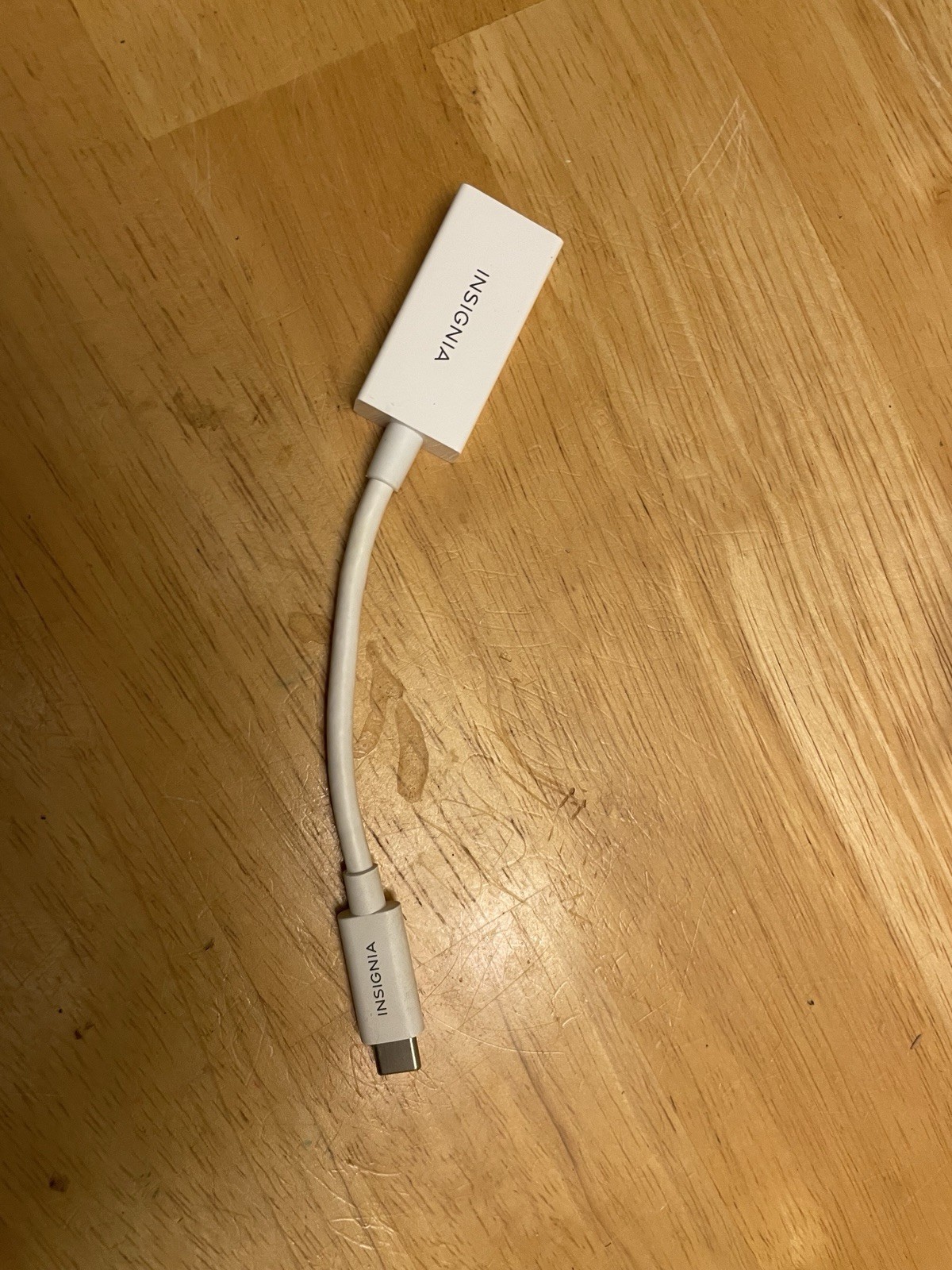 Insignia- USB-C to DisplayPort Adapter - White