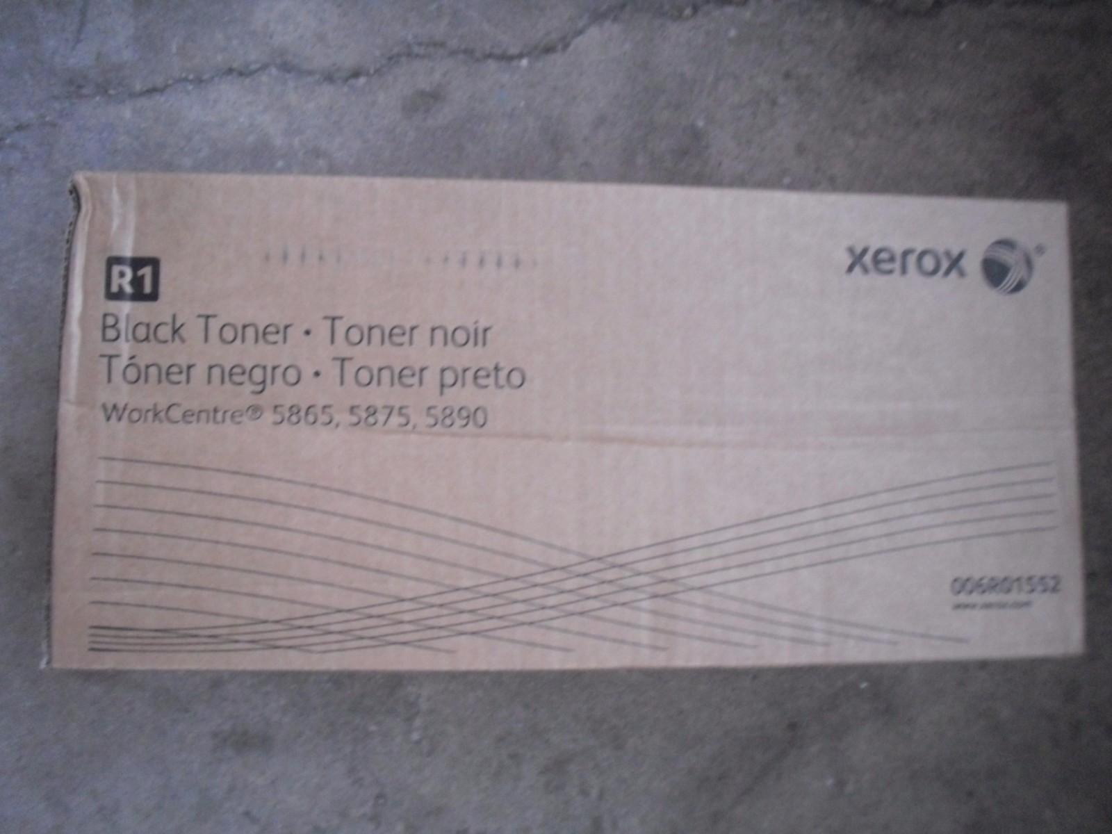Genuine Xerox Workcentre 5865 5875 5890 Black Toner 6R1552 006R01552