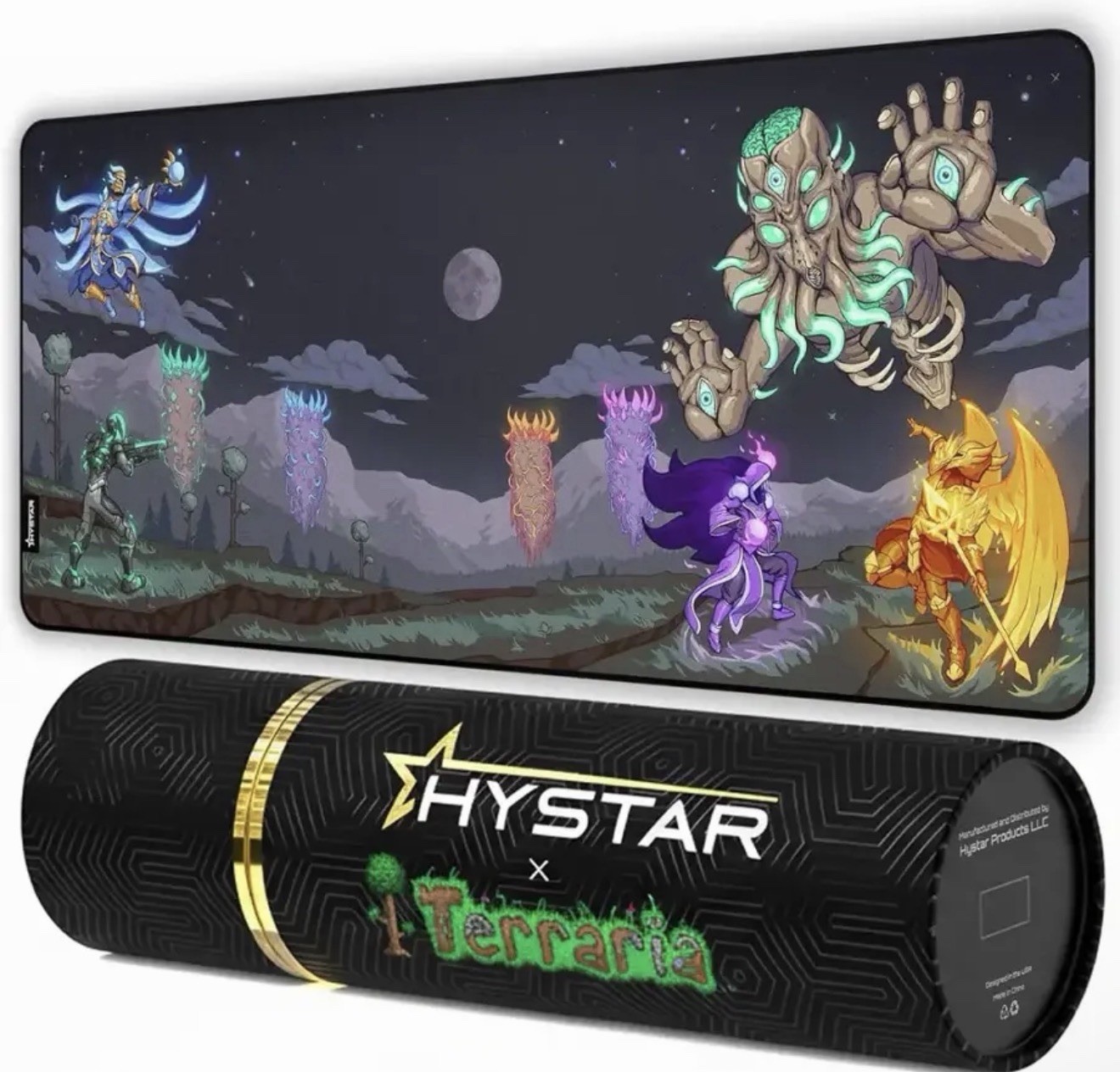 Hystar Terraria Moon Lord XXL Gaming Desk Mat Mouse Pad 36x16 Licensed