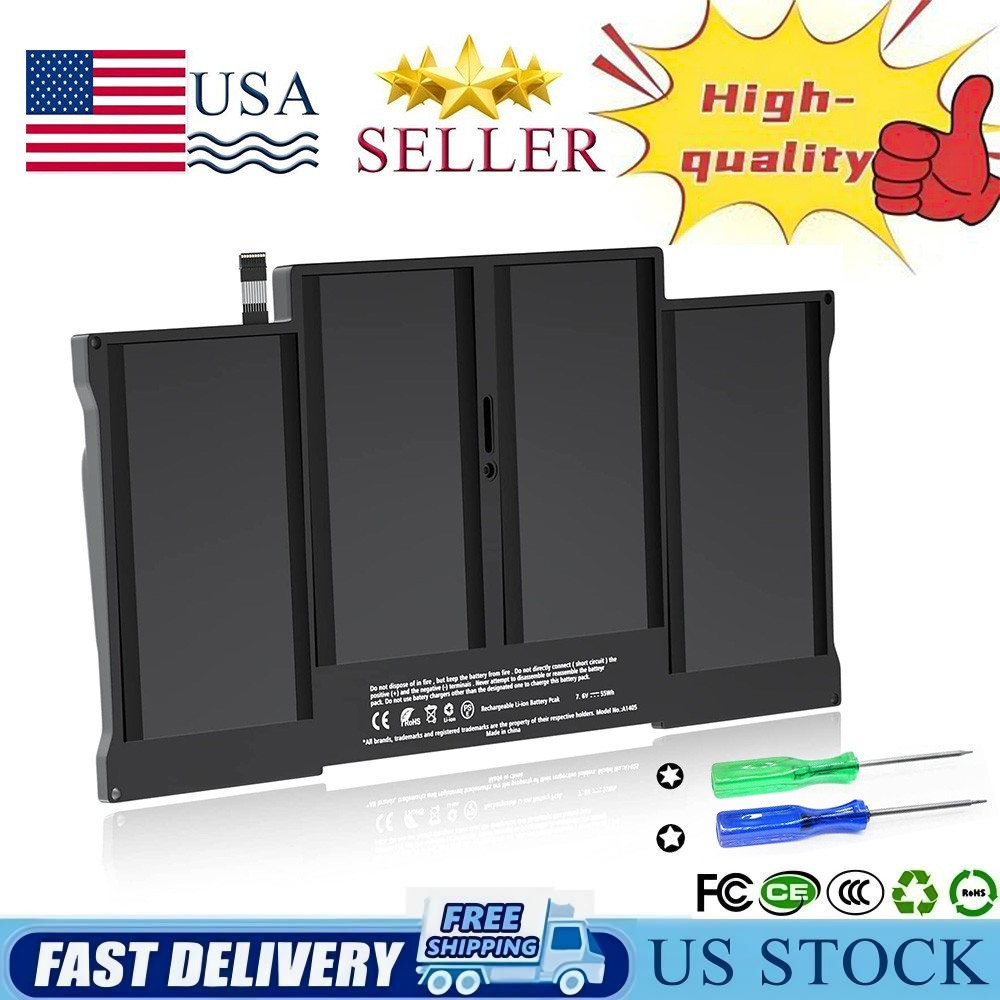 Lot A1405 Battery For Apple Macbook Air 13 inch A1496 A1466 2013 2014 2015 2017