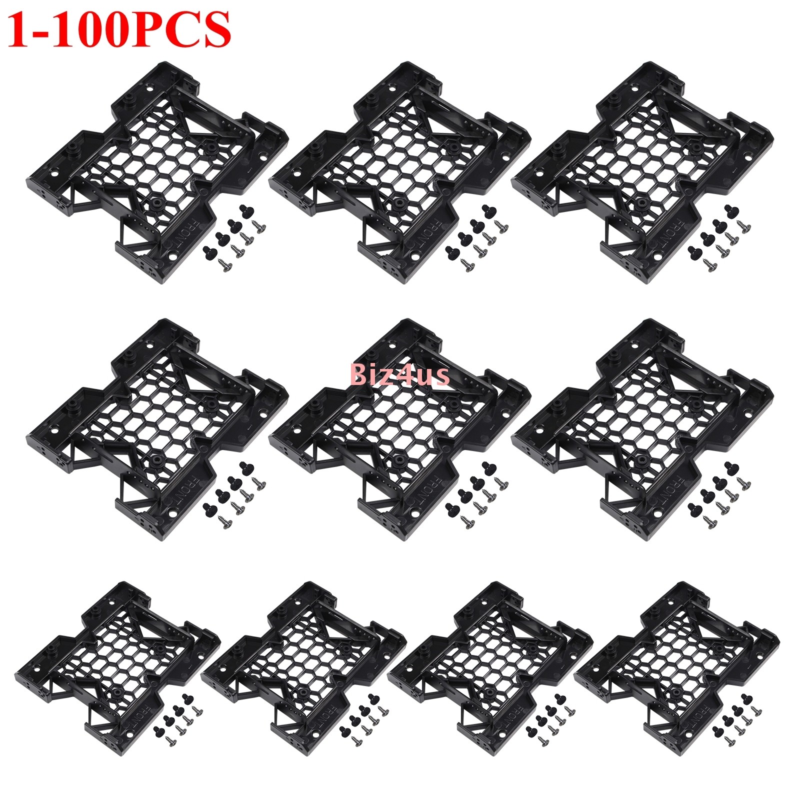 Lot 5.25" to 3.5" 2.5" SSD Hard Drive Bay Computer Case Adapter Mounting Bracket