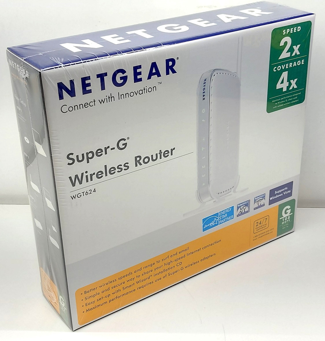 Netgear Super-G Wireless Router WGT624 606449029994