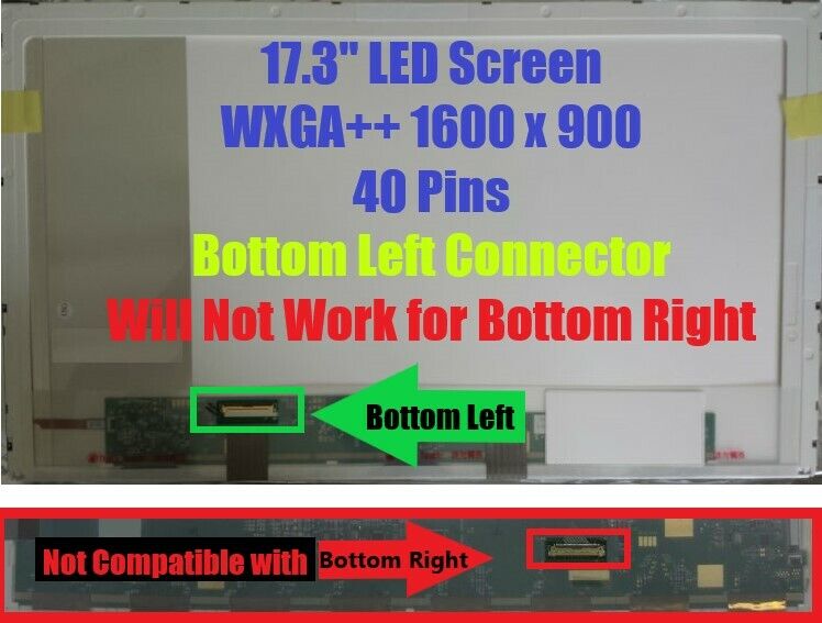 HP PAVILION 17-E184NR LAPTOP LED LCD Screen 17-E185NR 17-E187NR 17.3\