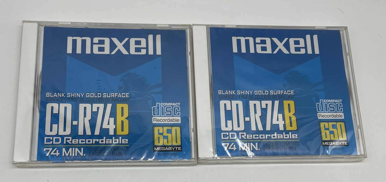 SEALED Maxwell CD-R74B Lot Of 2 - 650 MB