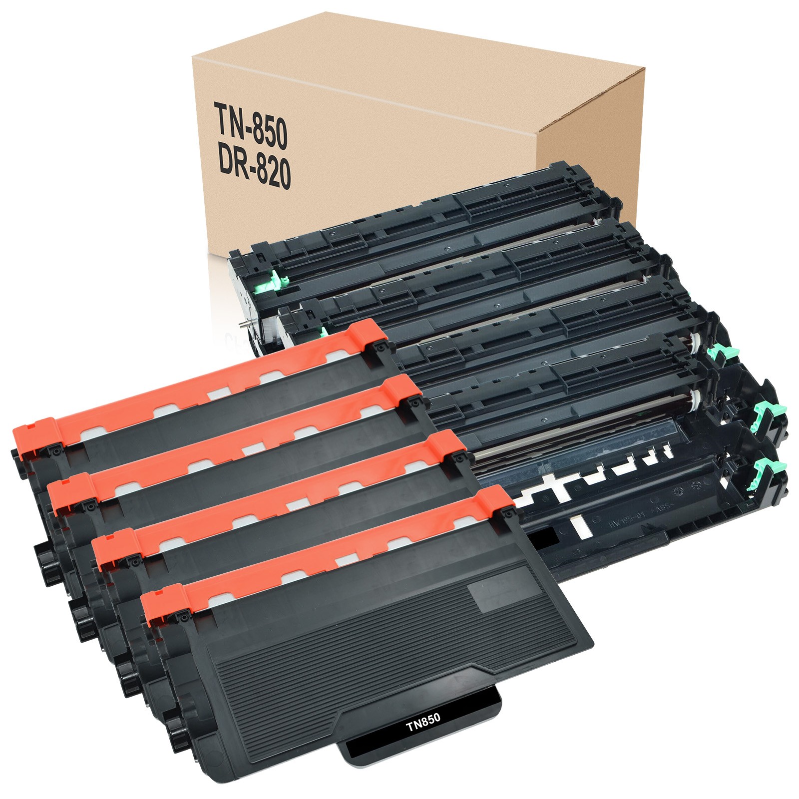 8PK TN850 Toner & DR820 Drum Unit Set fits for Brother MFC-L6750DW MFC-L6900DW