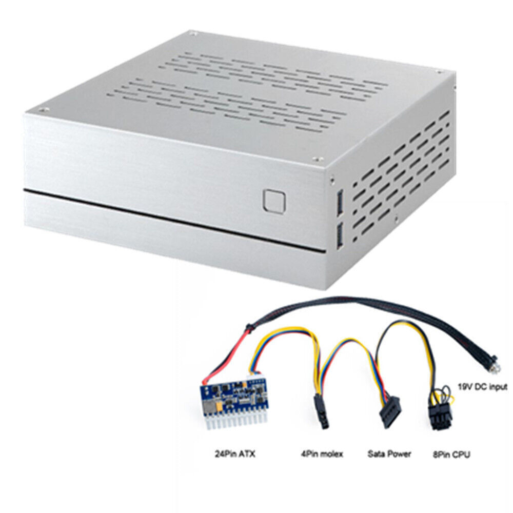 Computer Case With 200W AC-DC Power Supply Module For MINI-ITX(17x17) PC Desktop