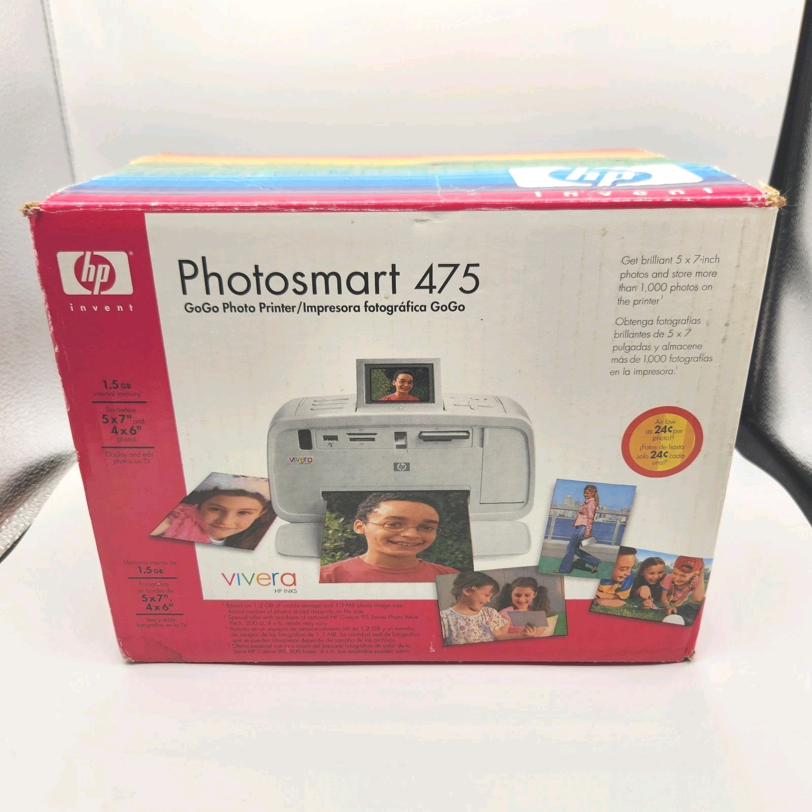 HP Photosmart 475 Digital Photo Inkjet Printer