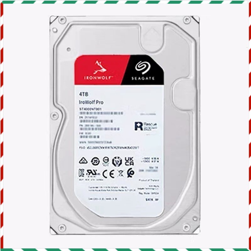 Seagate IronWolf Pro ST4000NT001 Hard Drive 4TB 7200RPM 256MB SATA HDD 3.5" New