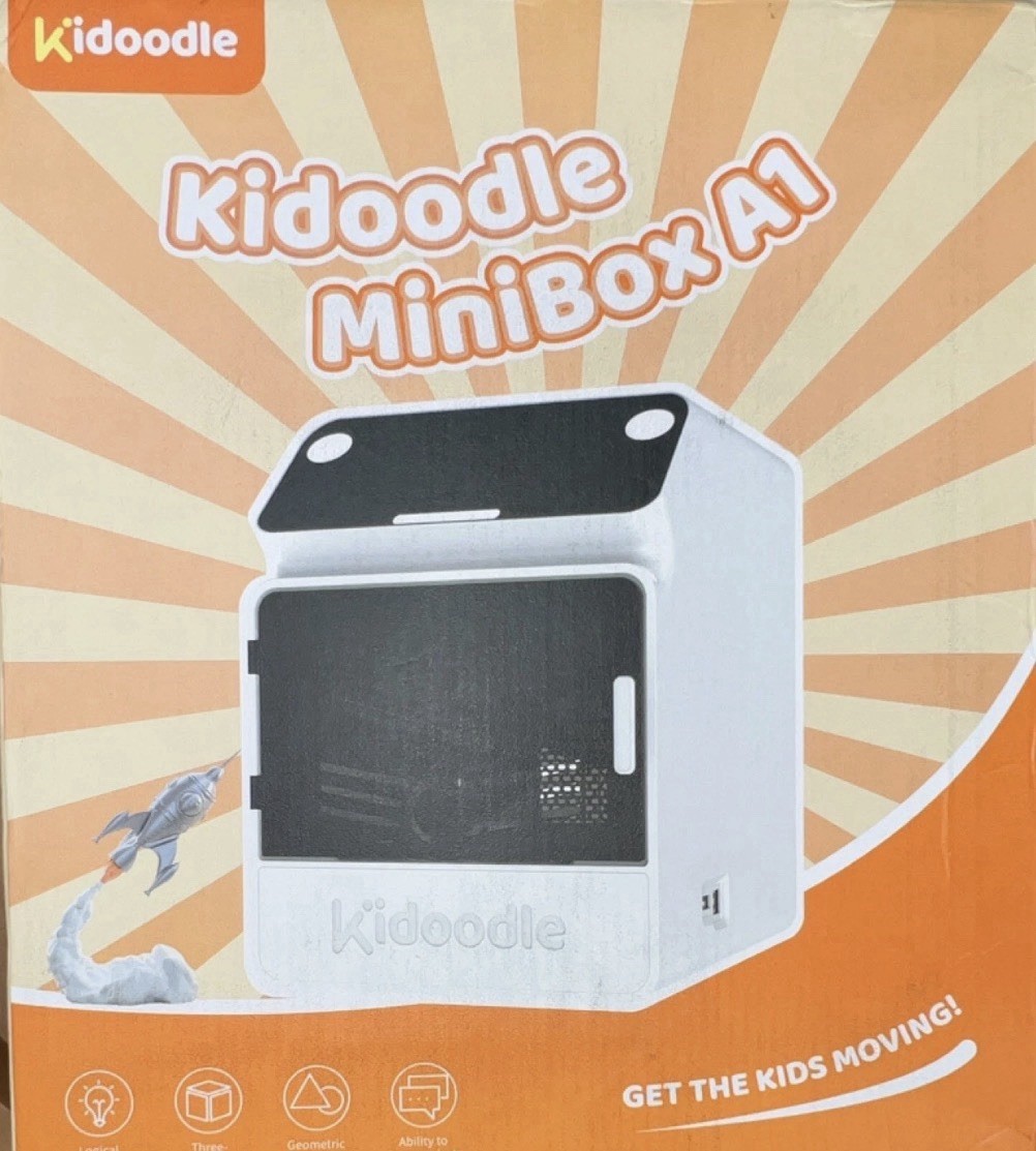 Kidoodle MiniBox A1 3D Printer, USB, 100x100x90mm, 0.4mm Nozzle, Model A1