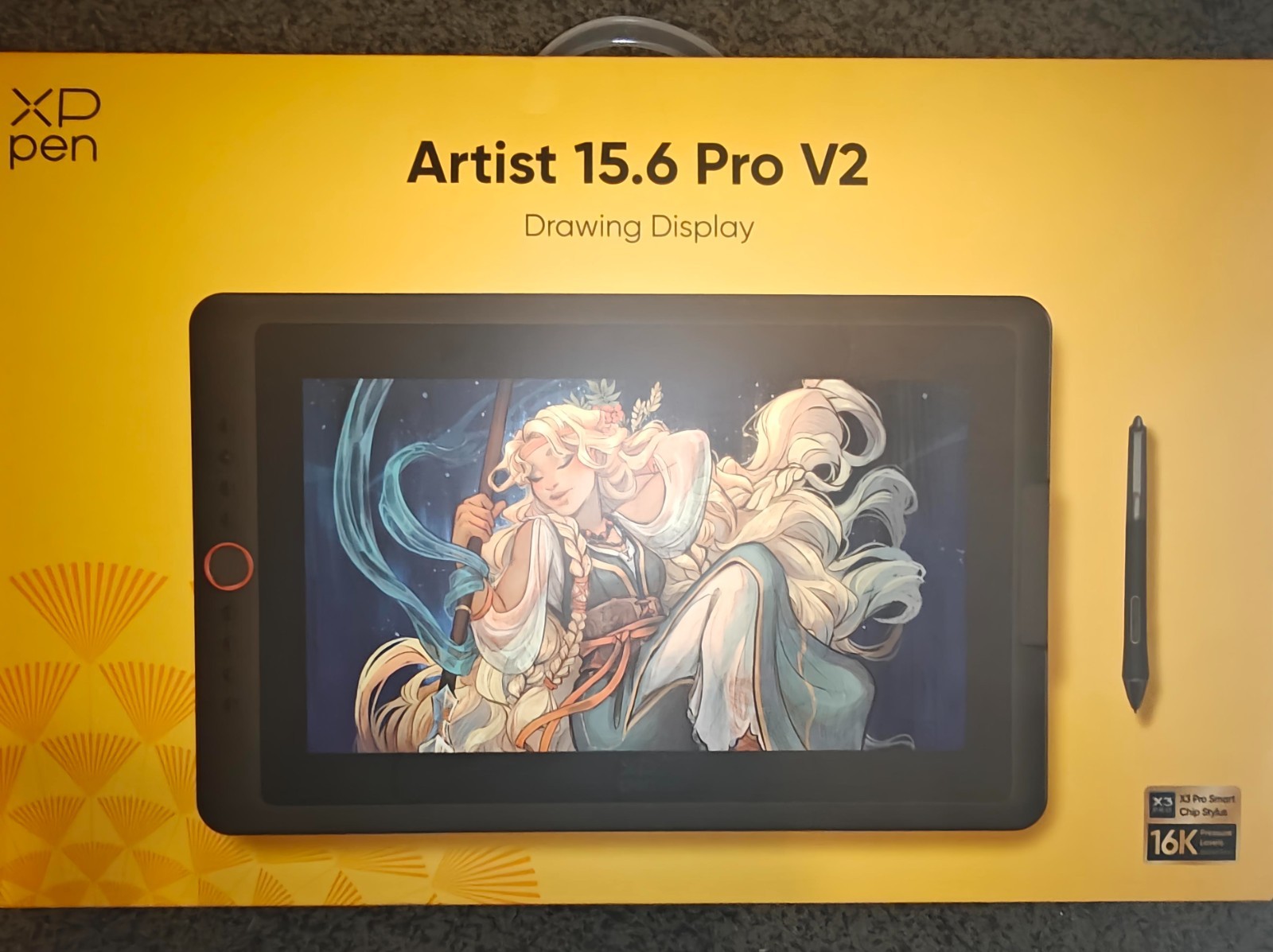 XPPen Artist 15.6 Pro V2 Drawing Tablet EXTRA PEN & Accessories