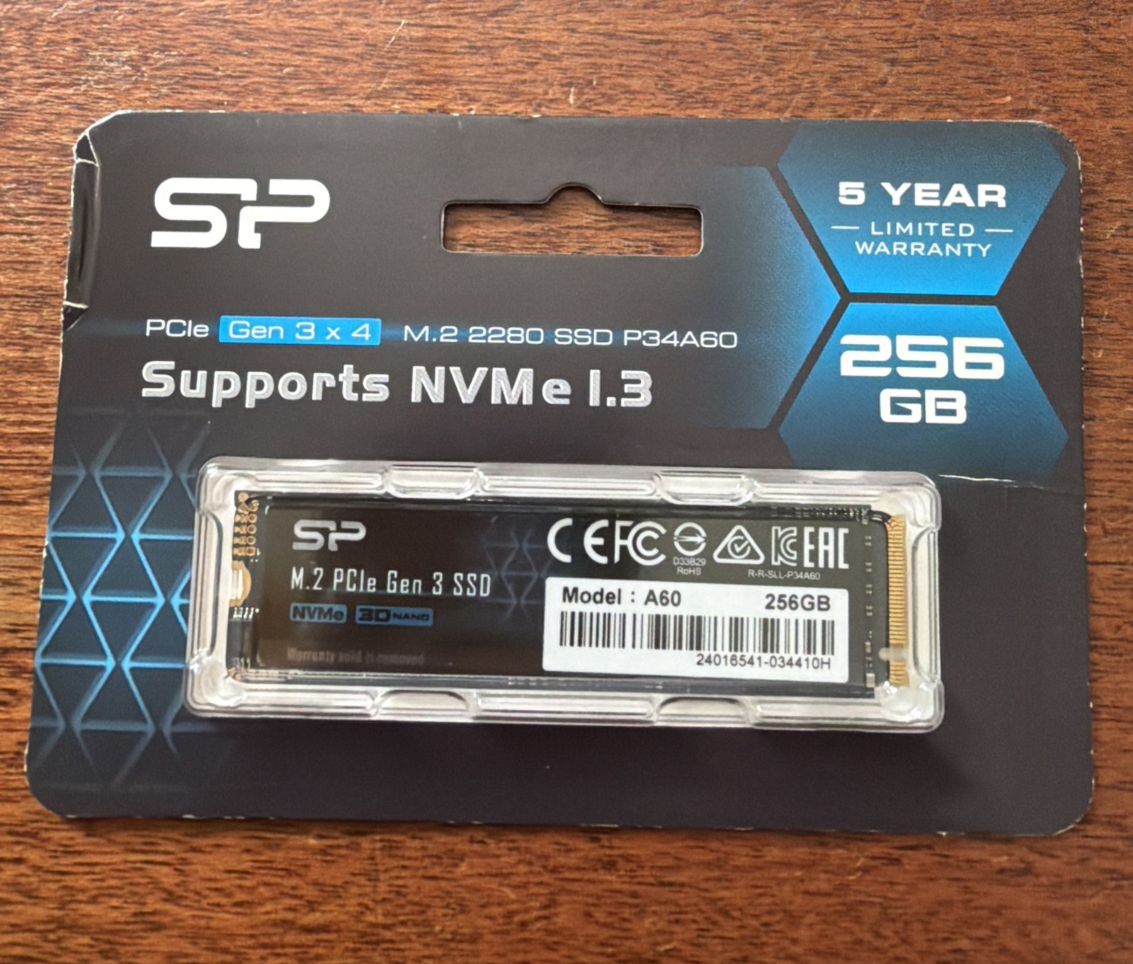 Silicon Power 256GB - NVMe M.2 SSD - 2280