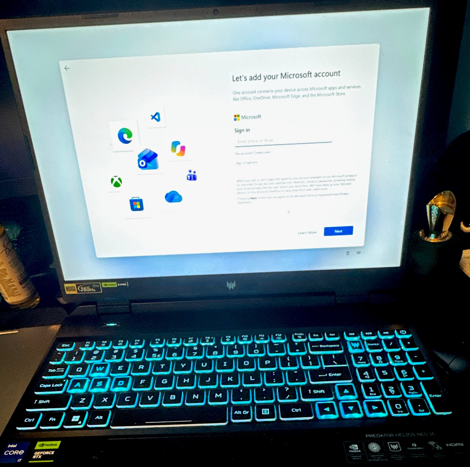 Acer Predator Helios Neo 16 i7