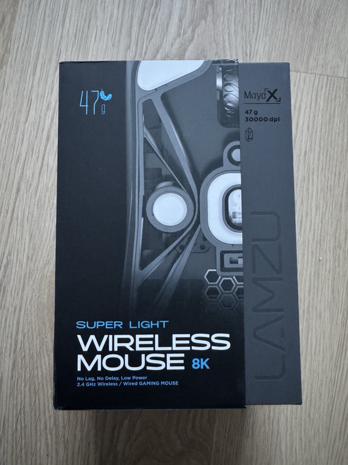 Lamzu Maya X Super Light 8K Wireless Gaming Mouse (Black) - New Open Box