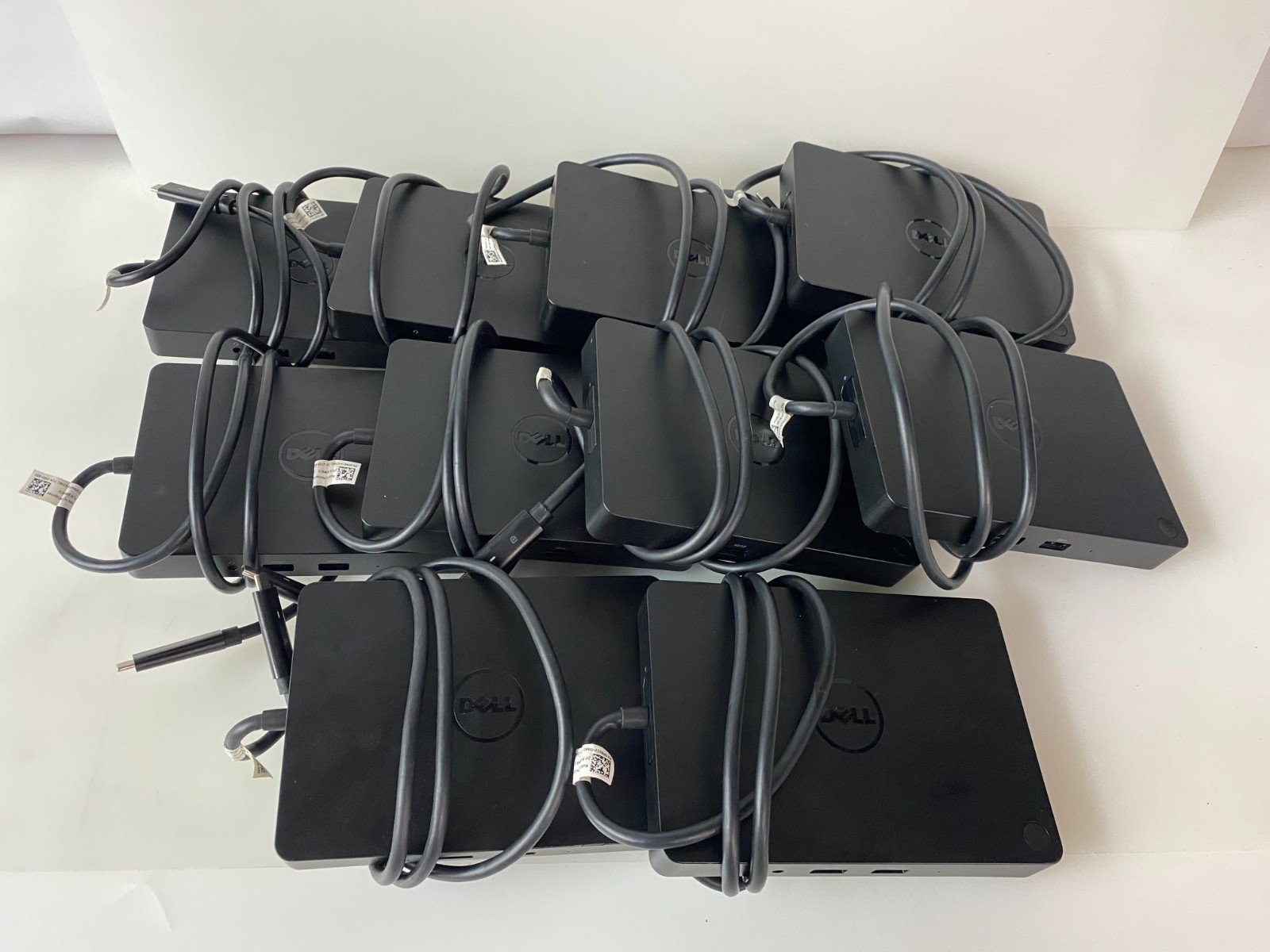 Lot of 10 DELL WD15 K17A USB-C DOCKING STATION 4K TESTED w/Adapter *QTY