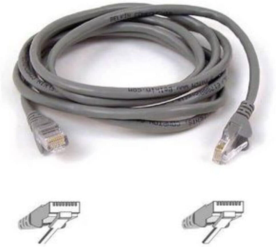 Belkin RJ45 CAT5e Patch Cable, Snagless Molded 2ft. 0.6m Grey Networking Cable