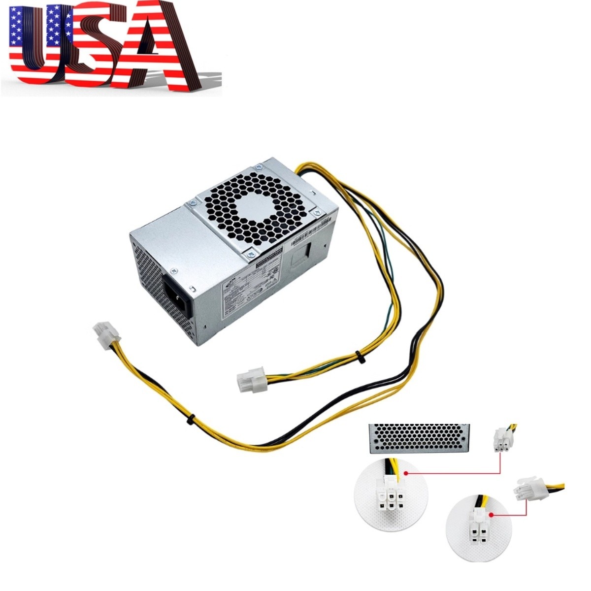 For Liteon PA-2301-3 300W Power Supply 6Pin + 4Pin