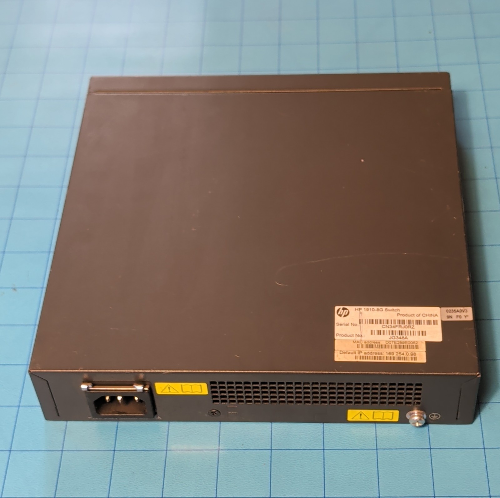 HP 1910-8G Gigabit Managed Switch JG348A 8-Port Ethernet Switch
