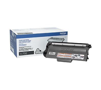 Genuine OEM Brother TN750 Black Toner Cartridge New Sealed