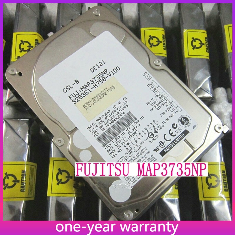 FUJITSU 72.8GB MAP3735NP 10K 68-pin SCSI hard drive