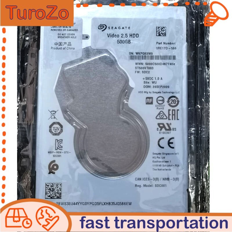 ST500VT003 Original Seagate Video 2.5" HDD 500GB 5400RPM Laptop Hard Disk