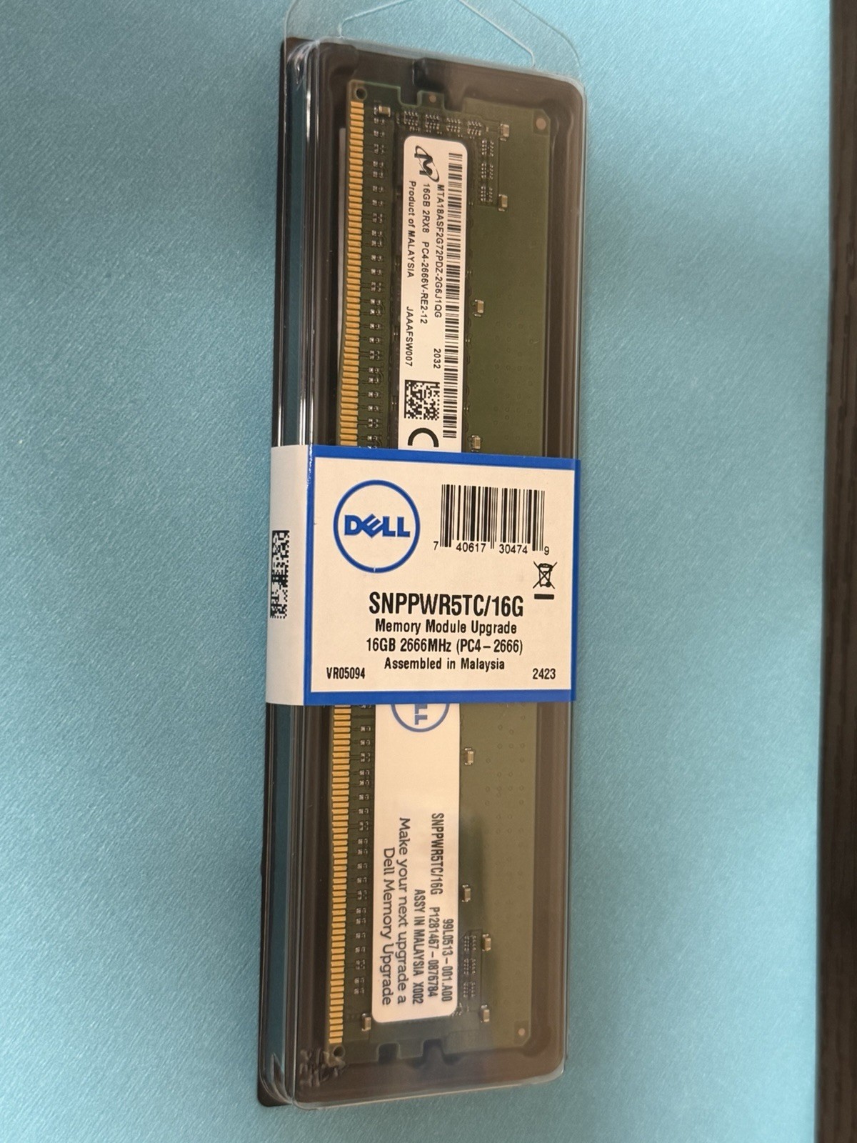 Dell 16GB PC4-21300 (DDR4-2666) Memory (SNPPWR5TC16G)