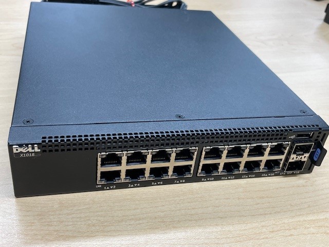 Dell X1018 16-Port Gigabit Managed Switch w/ 2 SFP Uplinks