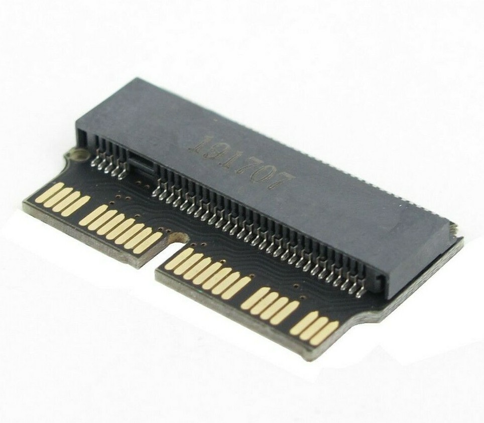 NEW M.2 NGFF AHCI NVMe SSD M Key Adapter for MacBook 2013-2017 12+16Pin