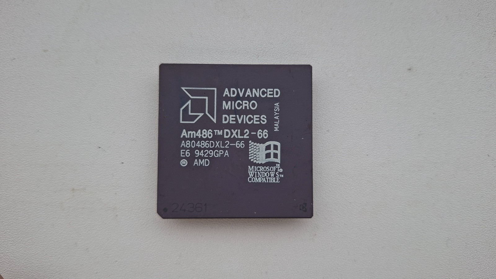AMD Am486 DXL2-66 A80486DXL2-66 extreme rare DXL2 vintage CPU GOLD
