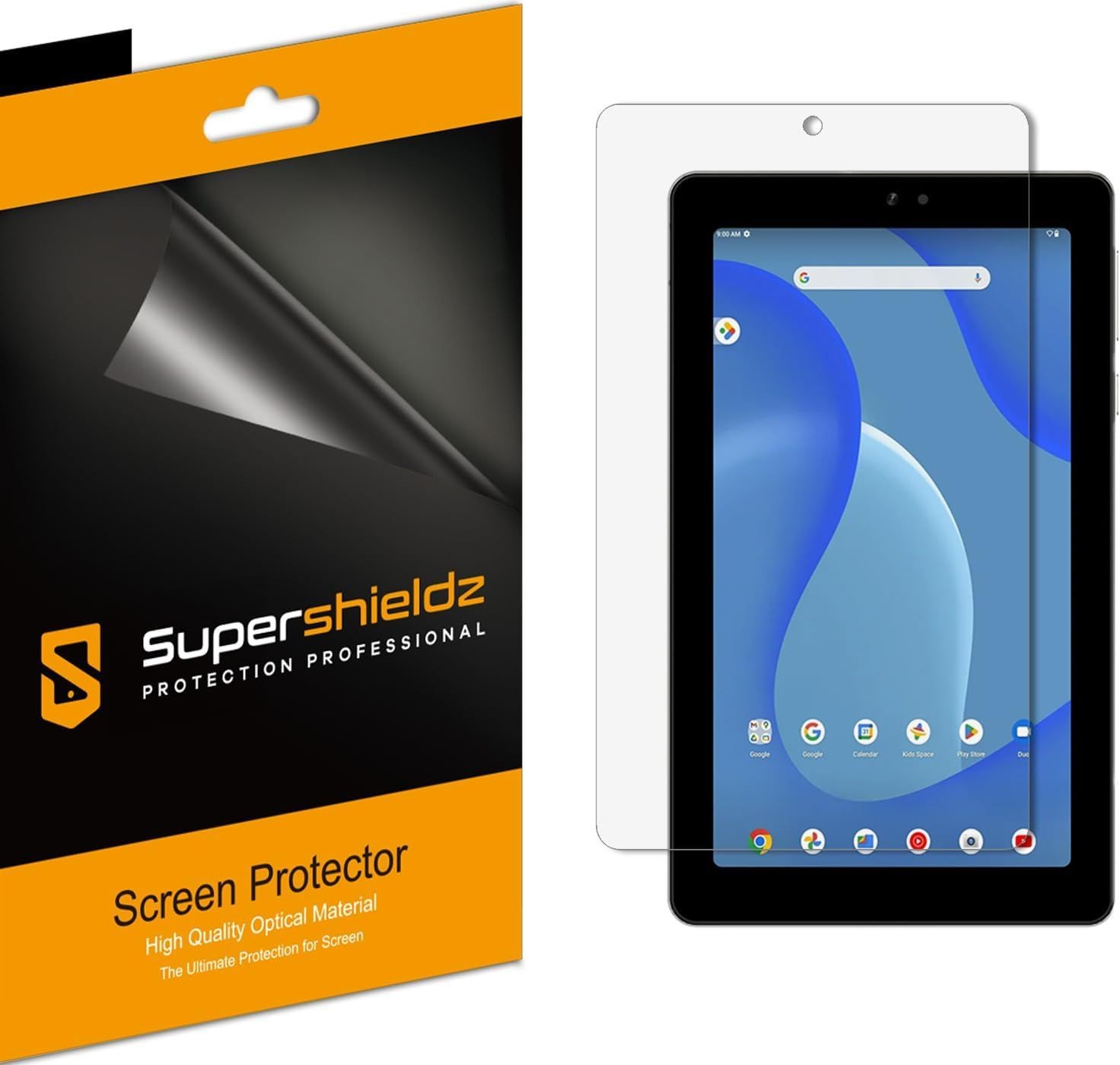 (3 Pack) Onn 7 inch Tablet Screen Protector, High Definition Clear Shield