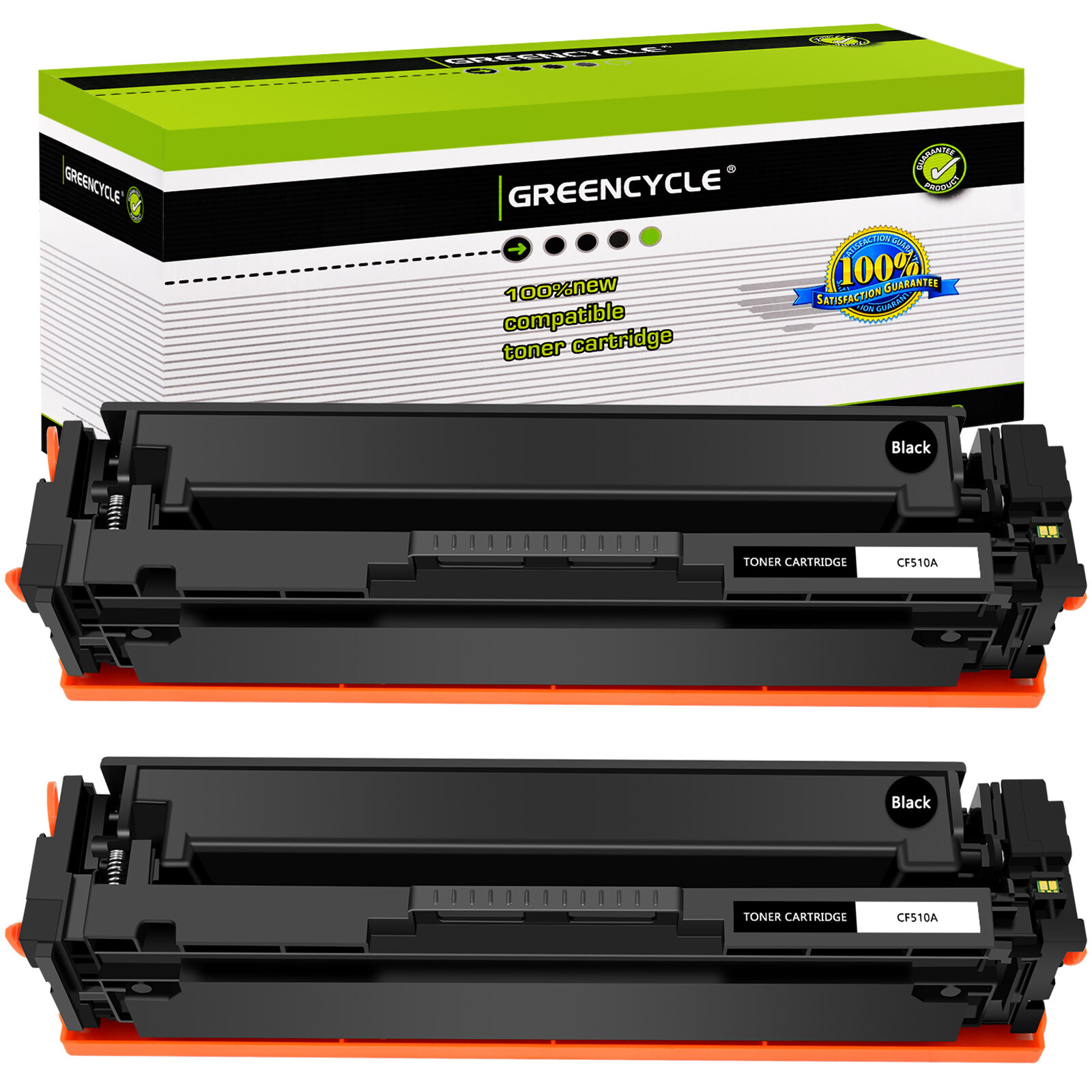 2 Pack Toner fit for HP 204A Color LaserJet Pro MFP M180nw M181fw M154nw CF510A