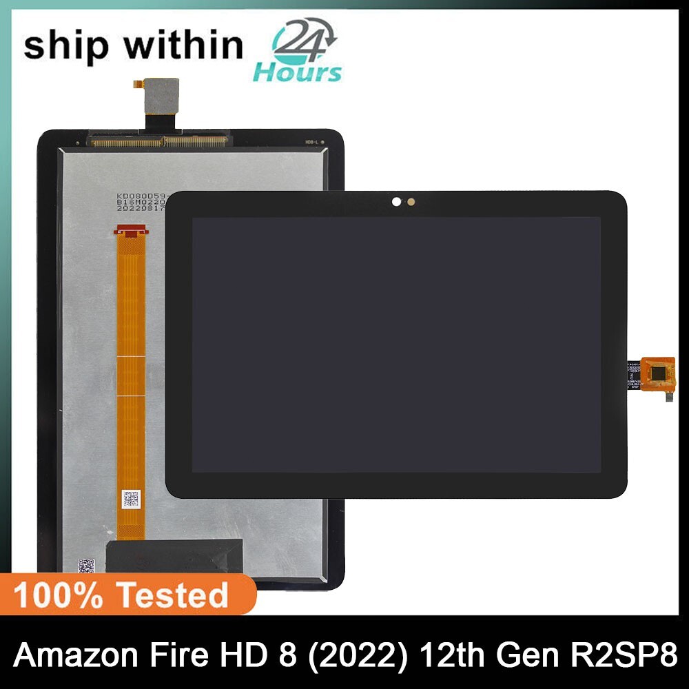 LCD Display Touch Screen Digitizer For Amazon Fire HD 8 (2022) 12th Gen R2SP8T