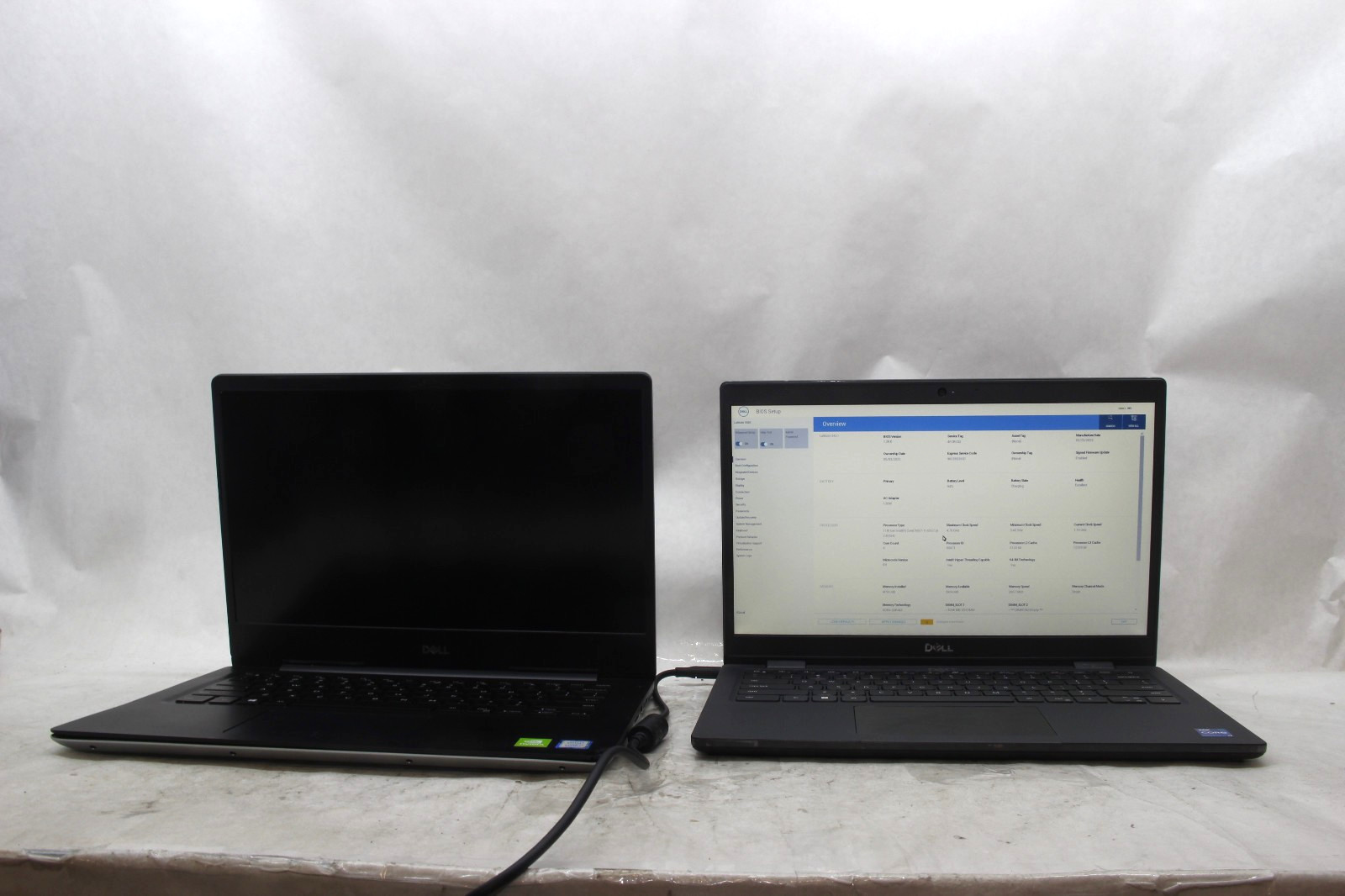 Lot of 1 Dell Vostro 5481 & 1 Latitude 3420 14" Series Laptops i7 No RAM NO SSDS