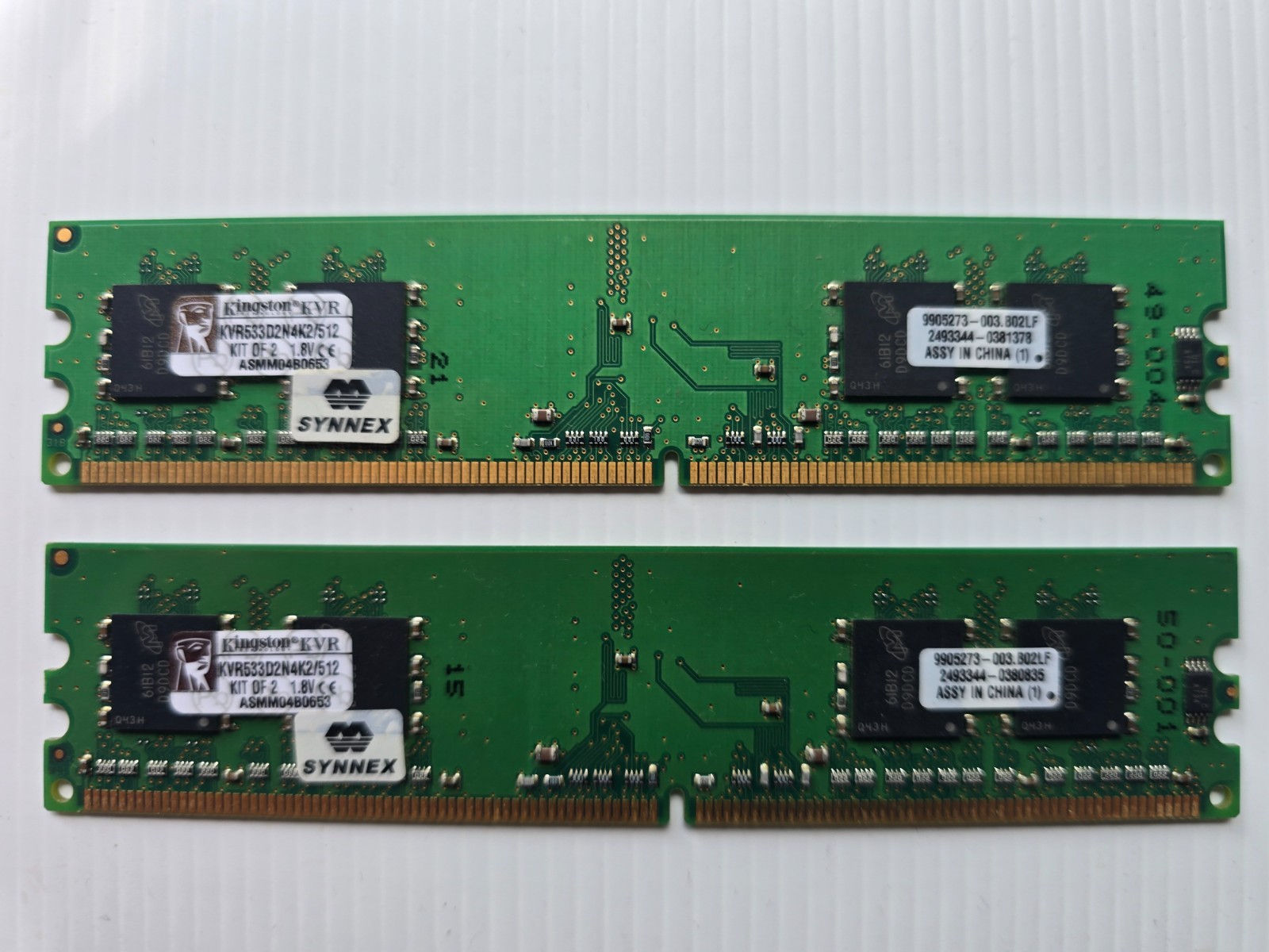 Kingston 512MB DDR2 533 MHz PC2 4200 2x 256MB