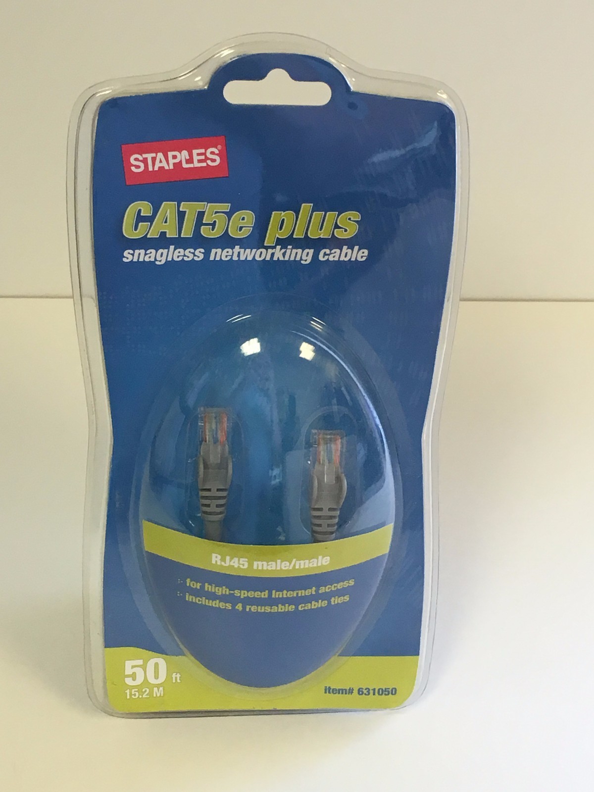CAT5e Plus Snagless Networking Cable, 50 Foot