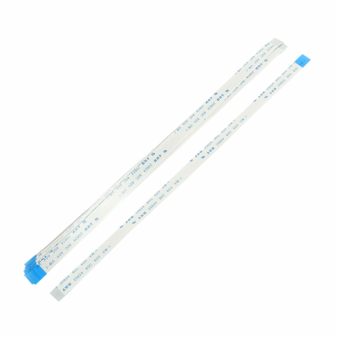B Type 10Pcs 0.5mm Pitch 12 Pin AWM 20624 80C 60V VW-1 FFC 200mm