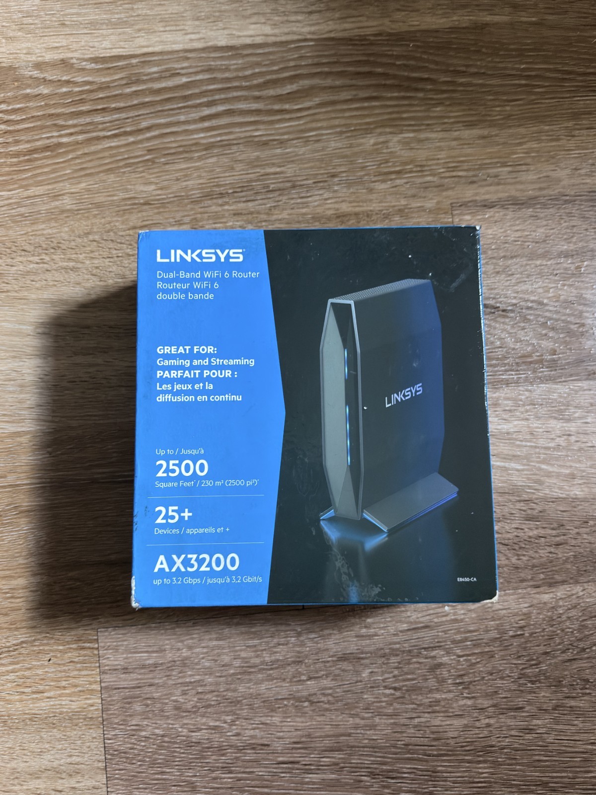 Linksys Arena Pro 6 AX3200 Dual-Band WiFi 6 Router E8450 x 1 Pack