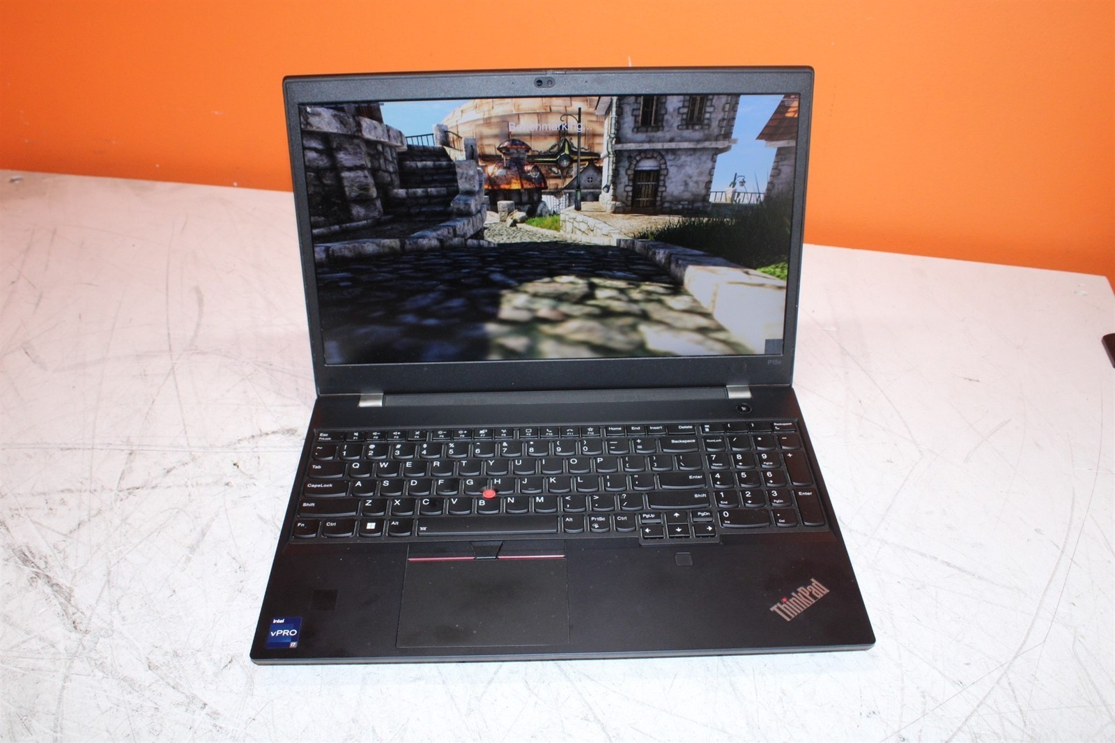 Scratched LCD Lenovo ThinkPad P15v Gen 3 Intel i7-12800H 4.7GHz 32GB 512GB A2000