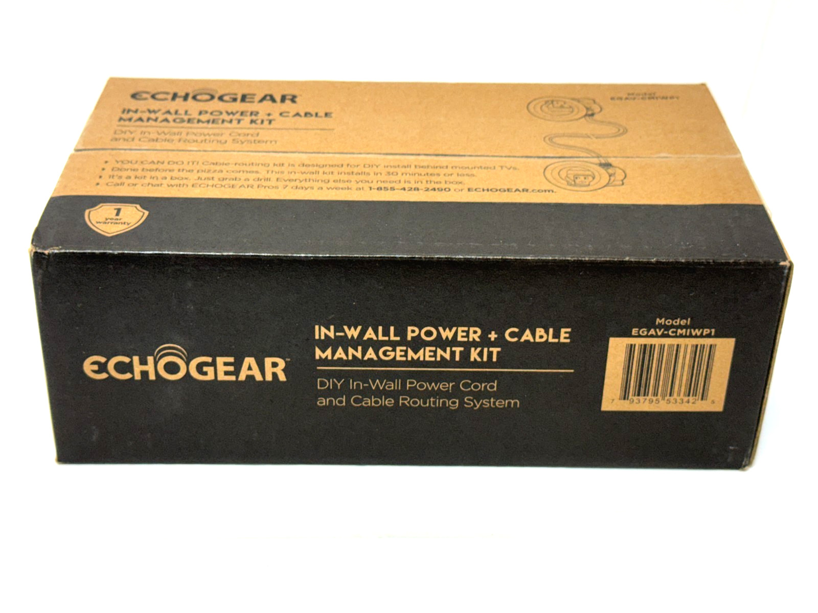 ECHOGEAR EGAV-CMIWP1 In-Wall Power Cable Management Accessories